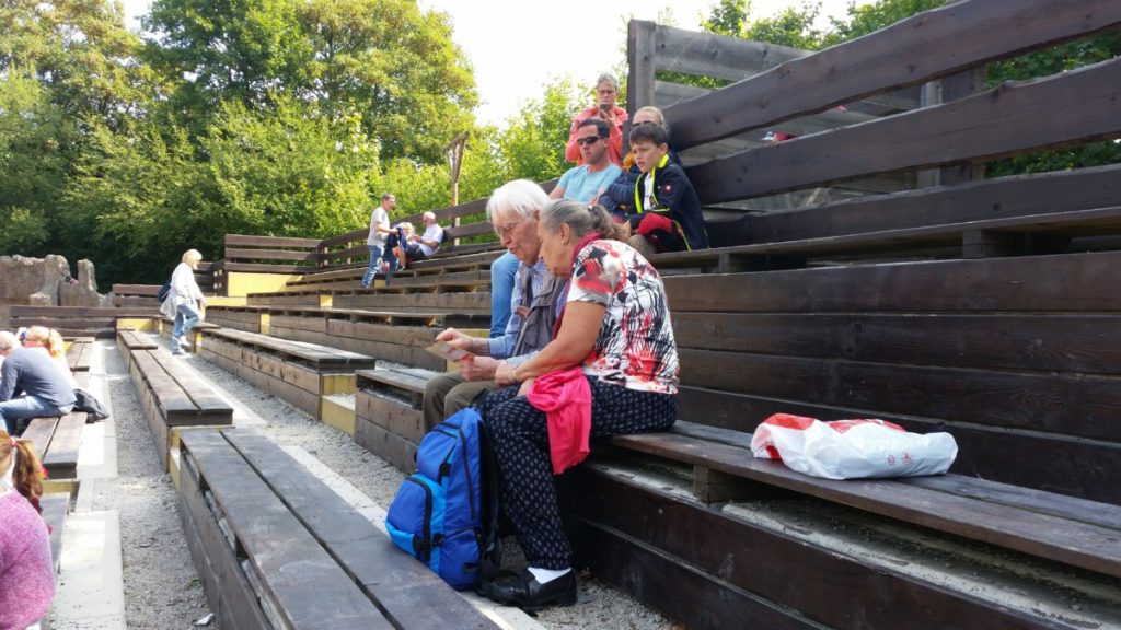 Hans-Jürgen und Elisabeth vor der Pferdeshow in Elspe 2018