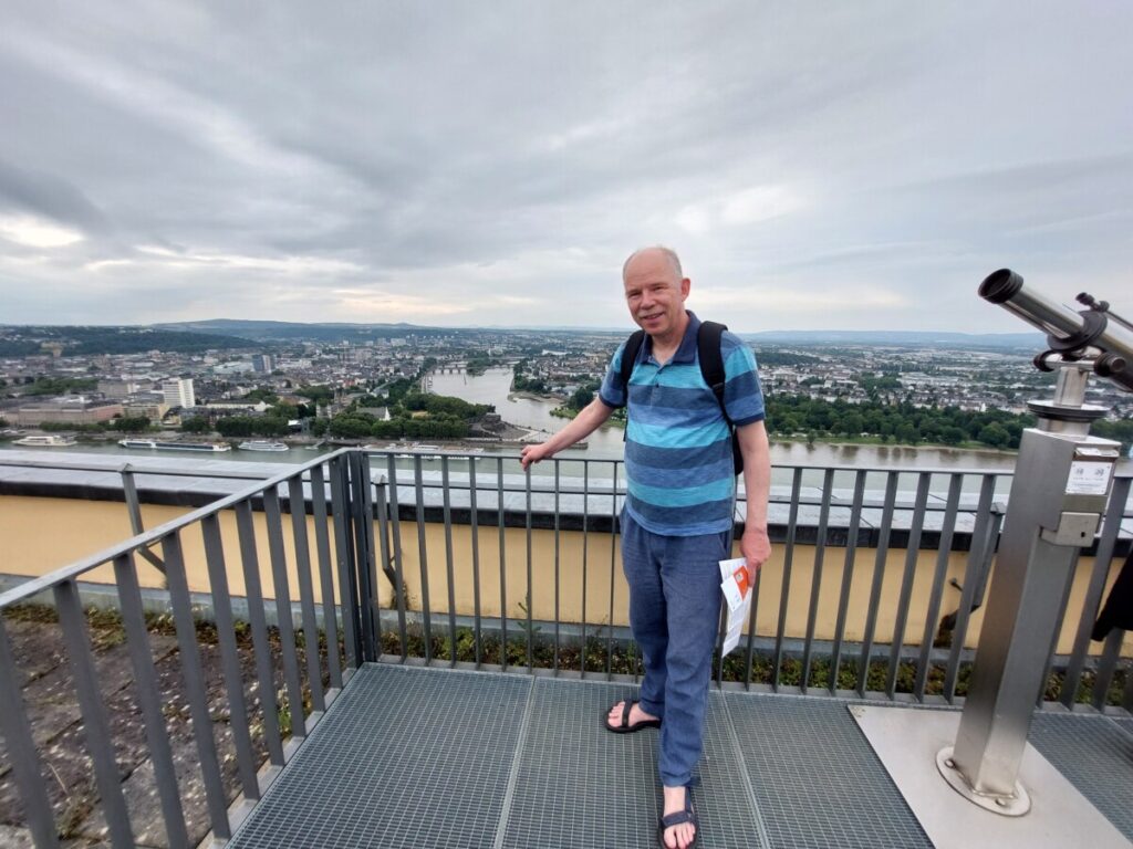 Michael auf der Festung Ehrenbreitstein